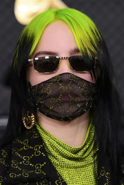 billie eilish face mask gucci